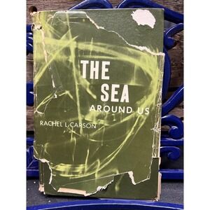 The Sea Around‎ Us, Rachel L. Carson Vintage 1956 Hardcover Vtg Naturalist Book